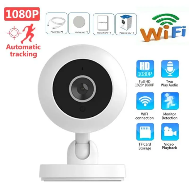 

Беспроводная IP-камера видеонаблюдения, 200 Вт, Wi-Fi, 360 P
