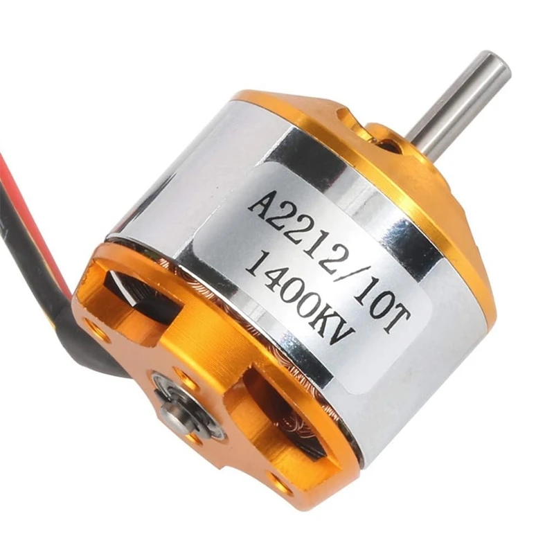 4Pcs 2212 1400KV Brushless Outrunner Motor Replacement With Mount 10T For RC Aircraft/Kkmulticopter 4/6 Axle Quadcopter UFO