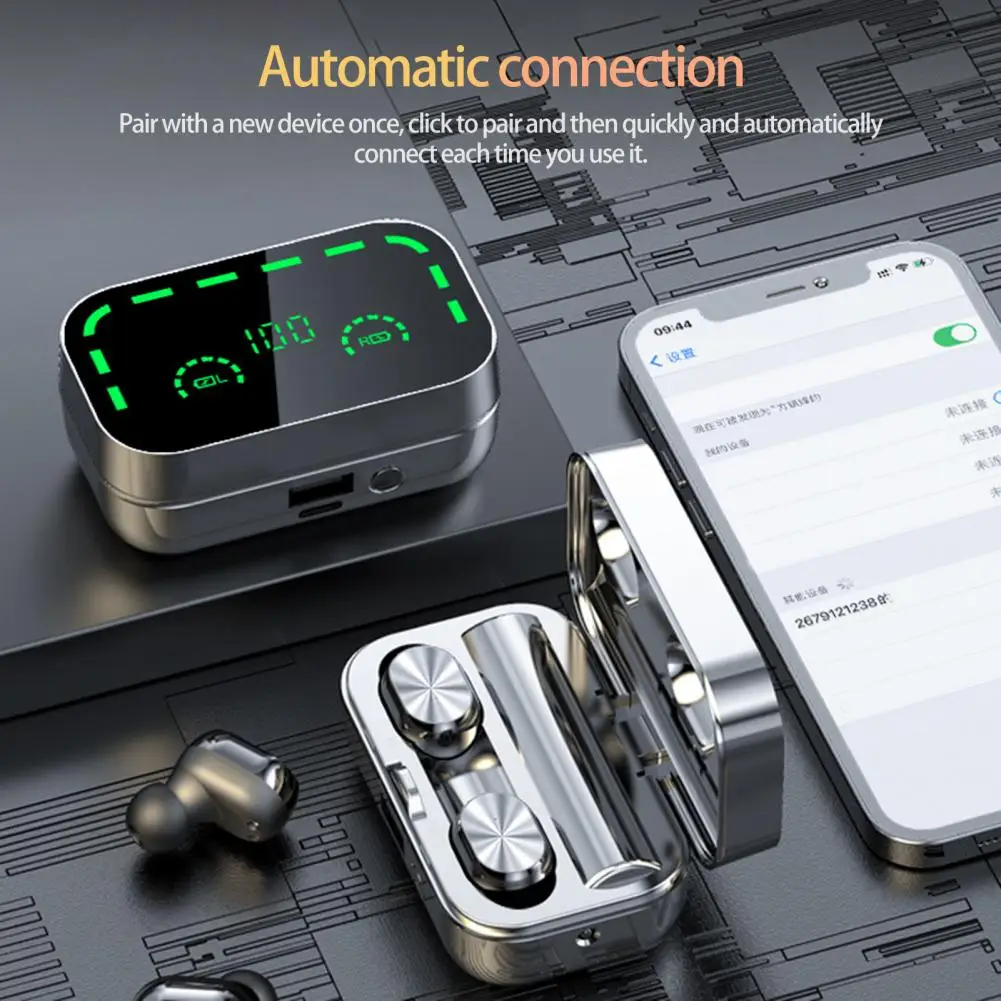 

1 комплект, беспроводные наушники с шумоподавлением, 30 мАч