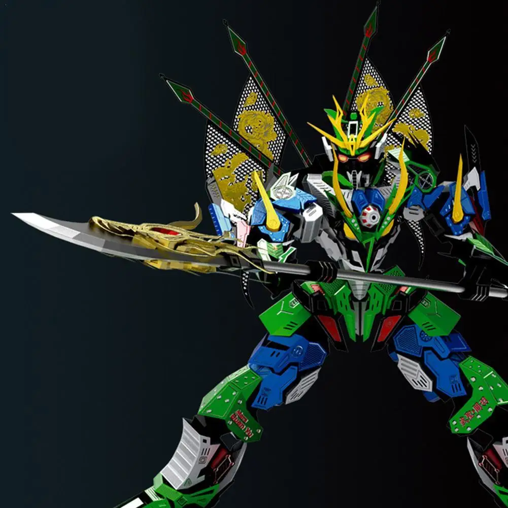 

Металлический 3D-пазл Microworld, наборы моделей романтики тройных царств чжанфэй, игрушки «сделай сам», подарок на день рождения для подростков