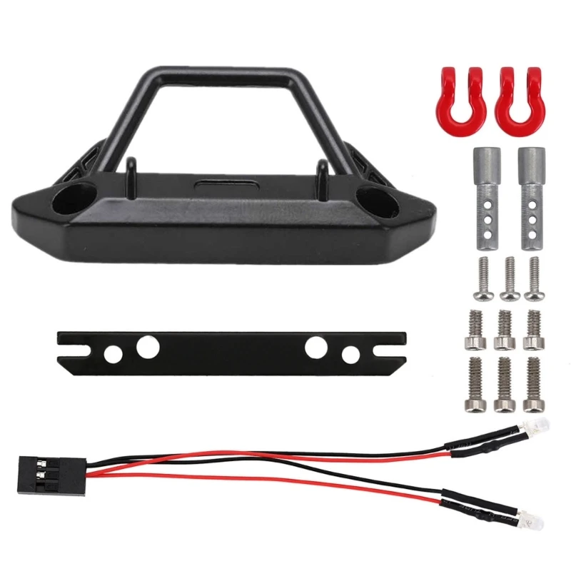 

Remote Control Car Bumper & Light Front Bumper for 1:24 Axial SCX24 JLU Deadbolt