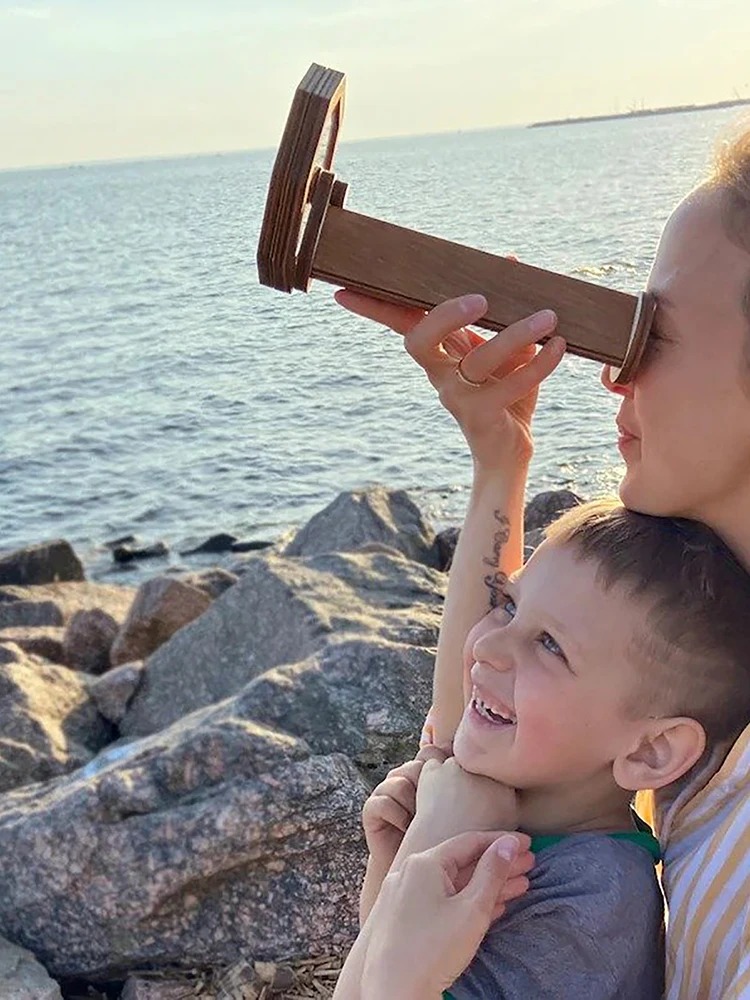 Креативный деревянный семейный набор для детей игрушки малышей подарки Детская