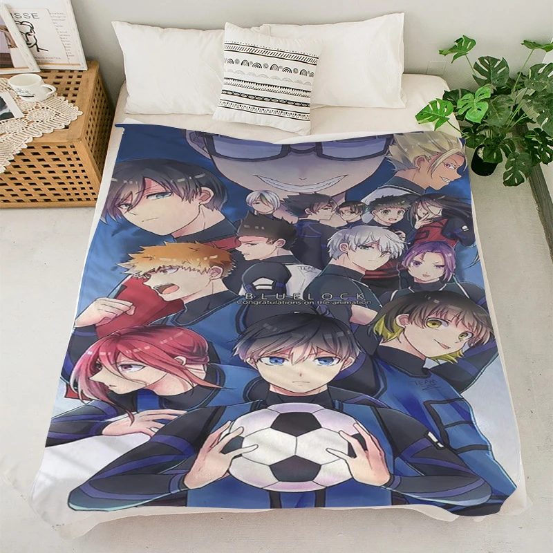 Одеяло для кемпинга S-Blue Locks теплые зимние одеяла пушистые мягкие одеяло