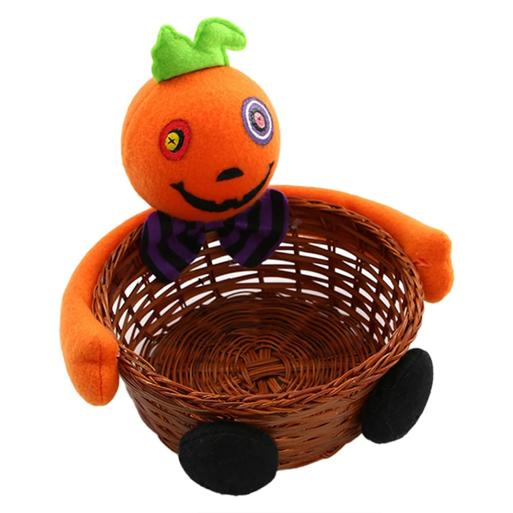 

Halloween Decoration Doll Fruit Plate Decoration Bar Decoration Candy Biscuit Water Fruit Basket,A