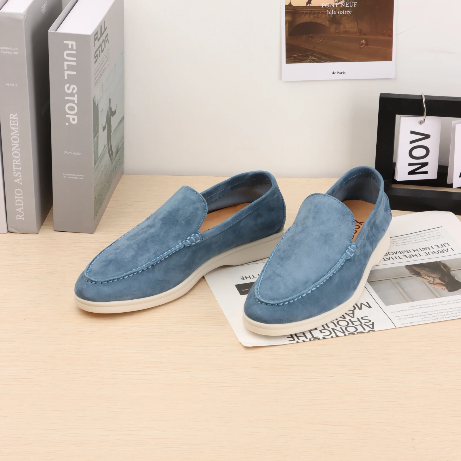 

2023 Summer New Men's and Women's Casual Shoes Designer Brand LP Deerskin Fashion Comfortable Sneakers