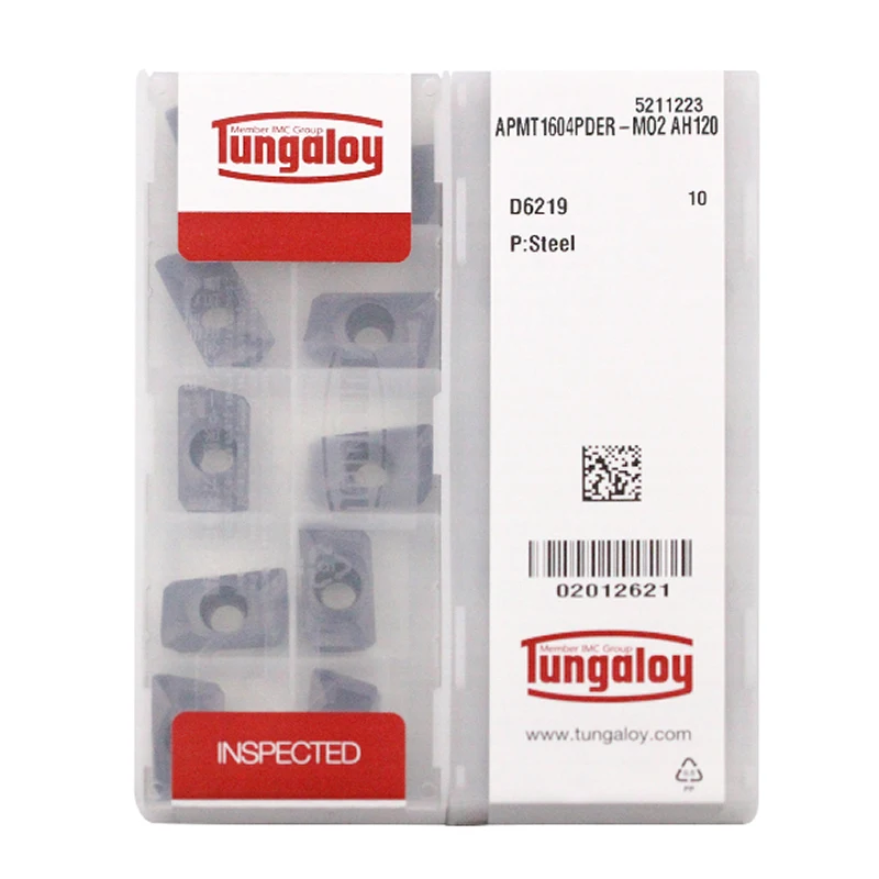 10 шт. Tungaloy оригинальный APMT APMT1135 APMT1135PDER APMT1604PDER M02 AH120 AH725 токарный станок с ЧПУ