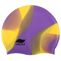 silicone swimming cap waterproof high elasticity multicolor unisex swimming cap swim caps for women men and women swim gear