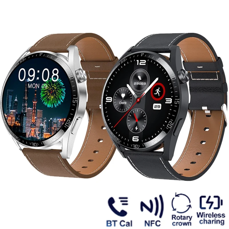 

for Google Pixel 4a OnePlus 11 LG G9 Vivo X Note Business Smart Watch NFC Men's Smartwatch Bluetooth Dial Call Sport Fitness