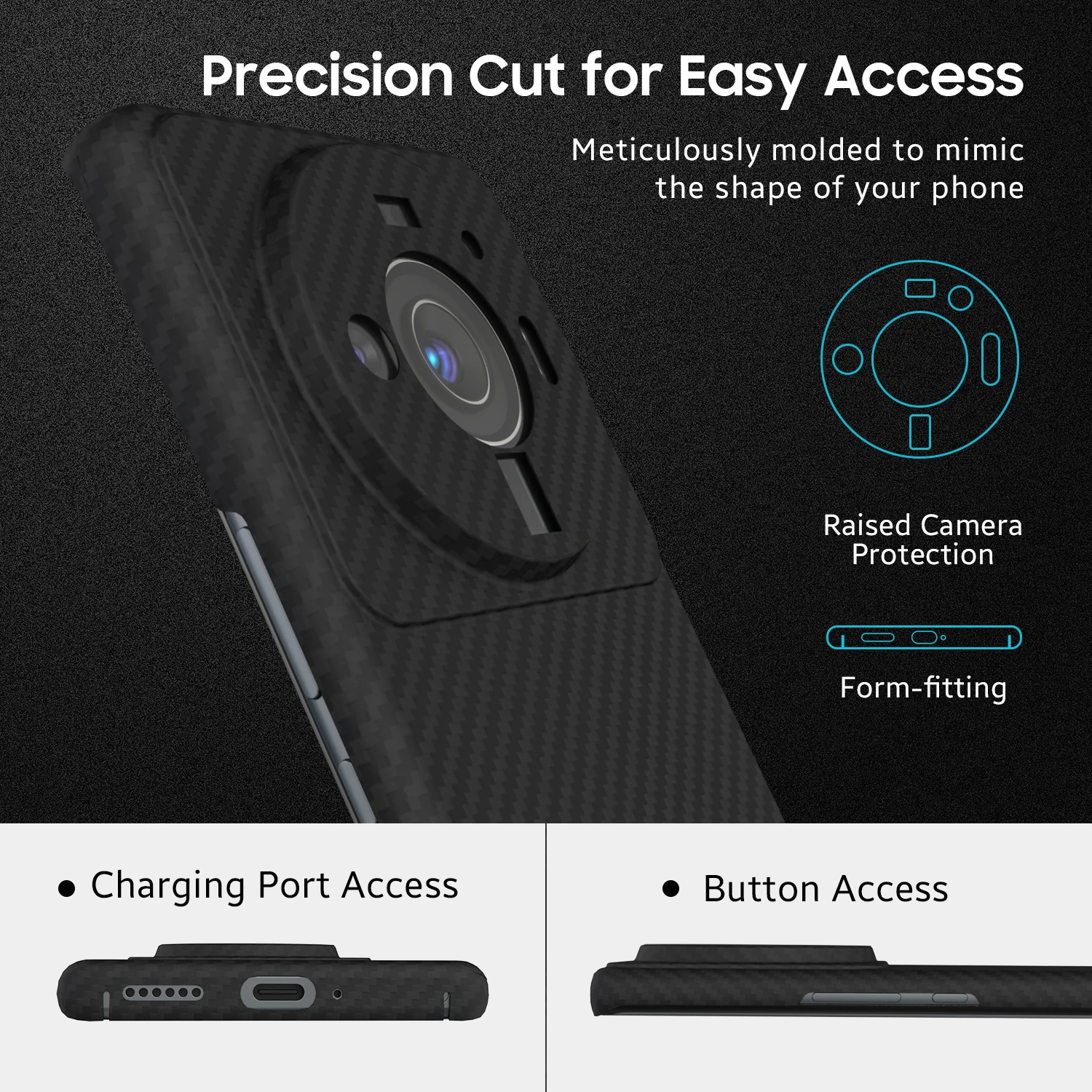 Ceny Dla Xiaomi Mi 12S Pro Ultra 5G Przypadku Luksusowe Prawdziwe Włókna Węglowego Przypadku Telefonu Dla POCO F4 GT Mi 12S 12X Pokrywa Odporna Na Wstrząsy Składane Powrót