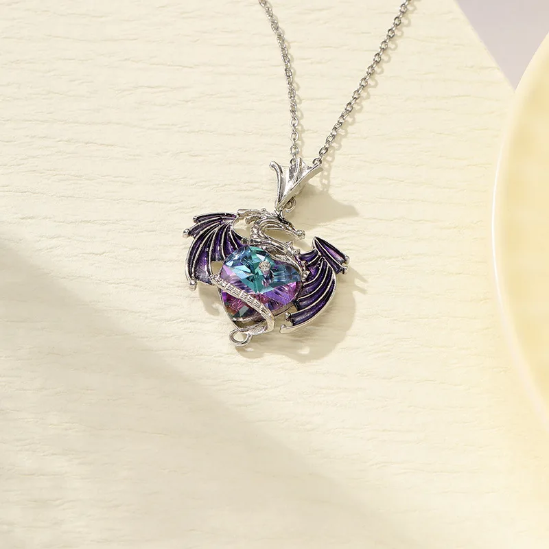 Трансграничный хит продаж шарм в виде дракона камень любви кулон летающего