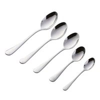 5 piece tablespoonsthick stainless steel 5 sizes dinner spoons dessert spoons set7 8 inches 4 7 inches