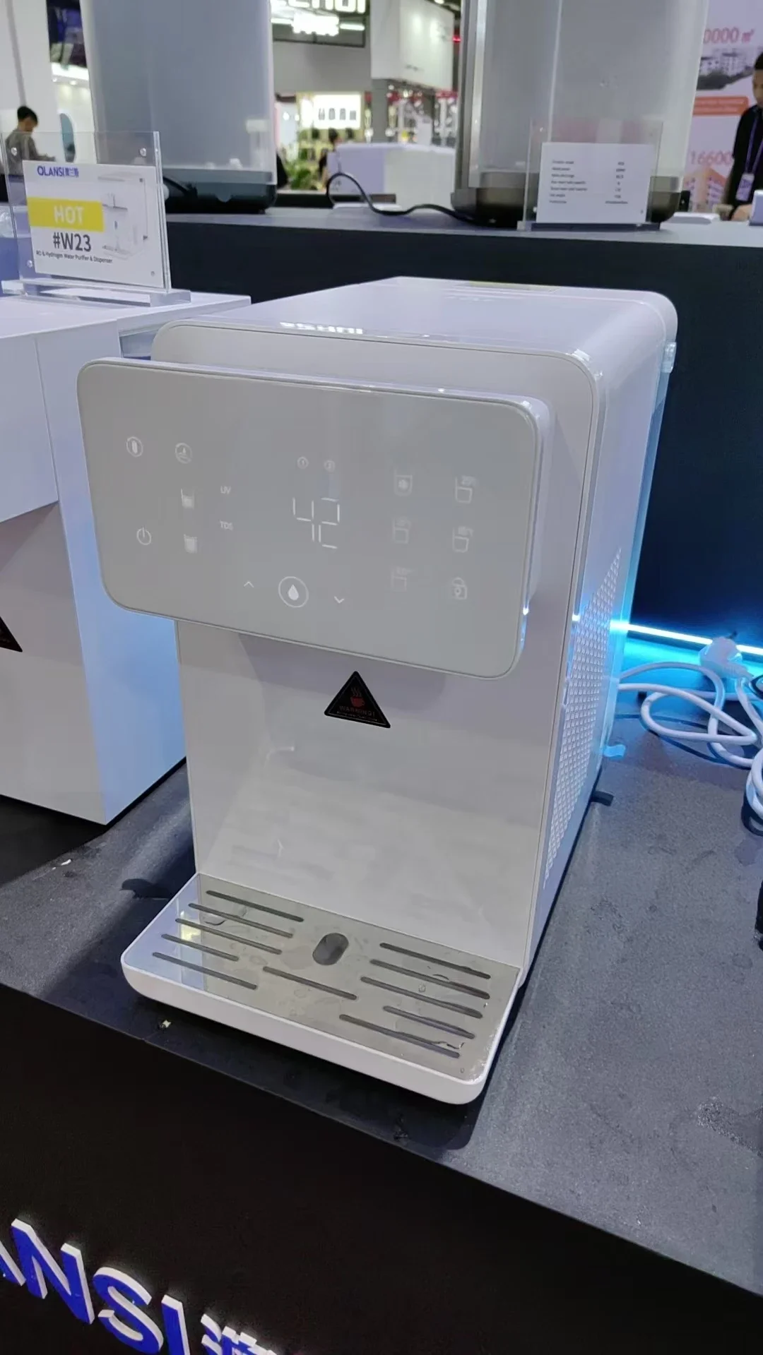 OLANSI новый электрический настольный диспенсер и очиститель холодной воды RO для
