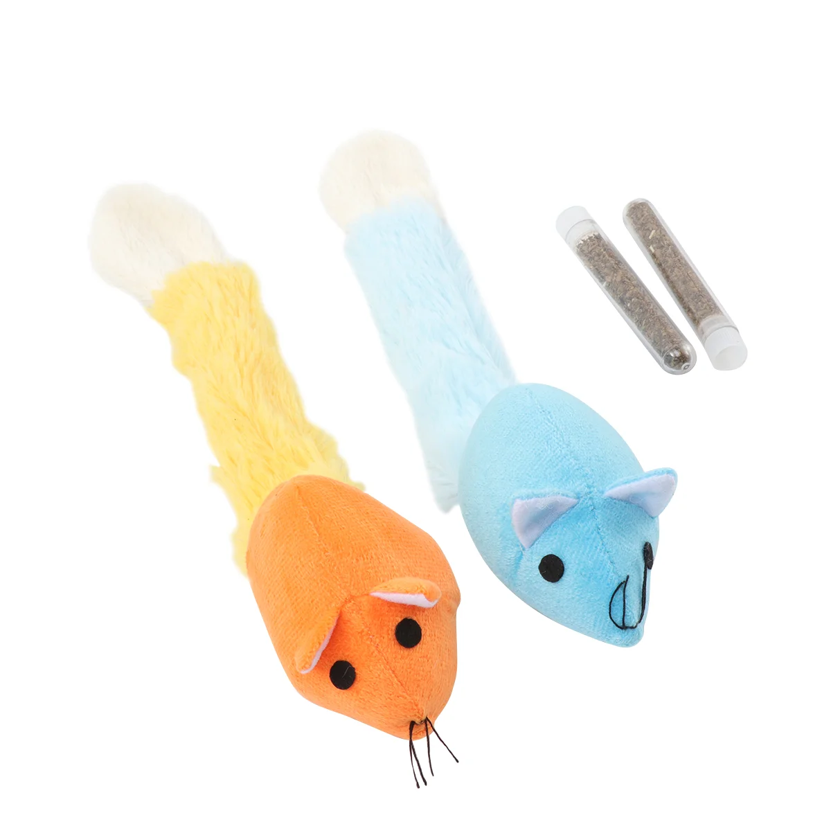 

Cat Toy Toys Catnip Miceplush Fluffy Catcher Teaserpack Nipplaying Chew