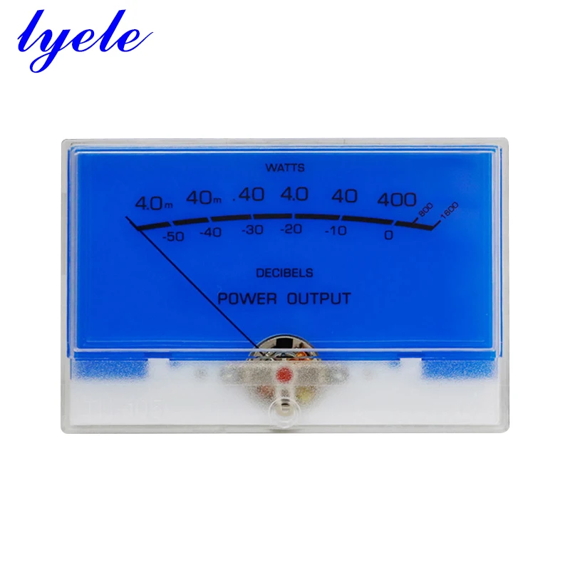 

Lyele Audio TN-105 Vu Meter McIntosh High Precision DB Audio Power Watch Band Backlight for Preamp Hifi Power Amplifier