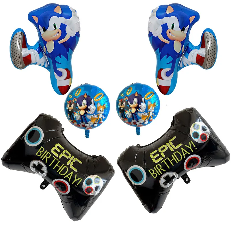 

Sonic Aluminum Film Balloon Cartoon Shape Balloon Birthday Party Supplies Decorations Hedgehog Baby Shower Toy Anime