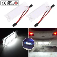 2pcs error free led license number plate light lamps for opel astra h j k corsa zafira insignia vectra meriva adam or vauxhall