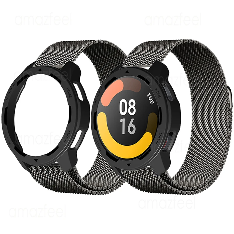 

Защитный ремешок для смарт-часов Xiaomi Watch S1 Active, браслет с магнитной петлей для Mi Watch, цветной 2 корпус, рамка
