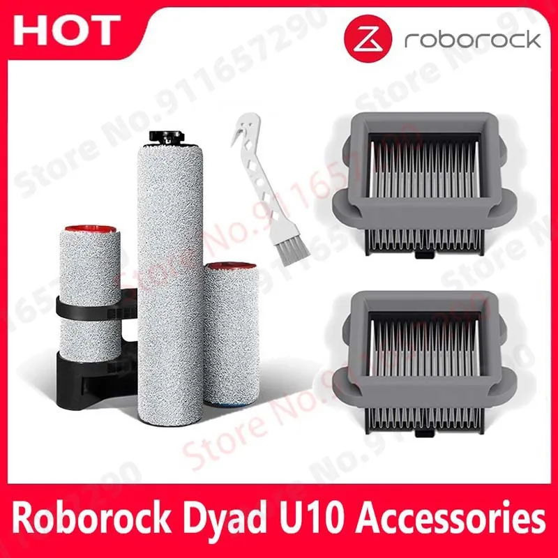Roborock Dyad U10 sem Fio Chão Purificador de pó Peças Destacáveis Rolo Escova Hepa Filtro Acessórios