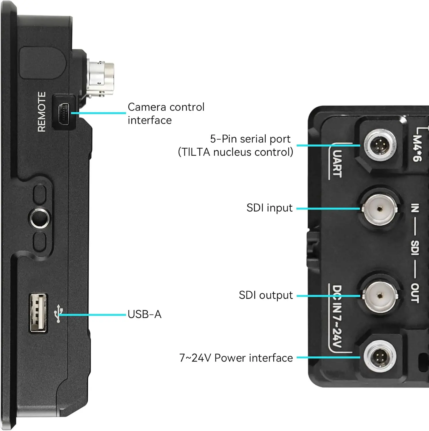 Внешний видеомонитор PortKeys BM5 IV из алюминиевого сплава с двумя разделёнными экранами, вектороскопом, функцией фокусировки и 10-битной цветовой палитрой (art.: 3920dc6c6ffaf) - 3920dc6c6ffaf