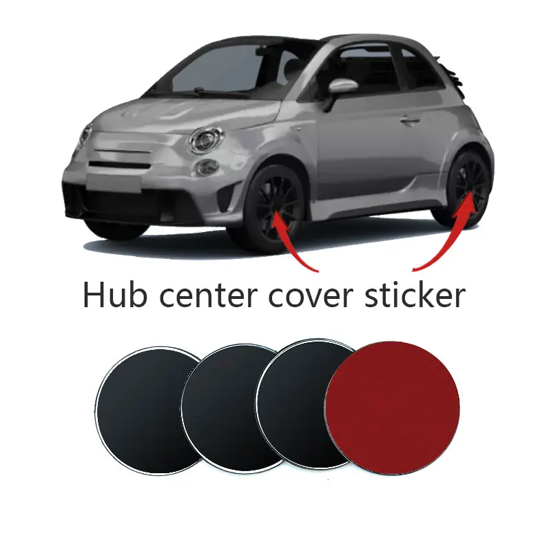

4pcs 56mm 65mm Car exterior decoration wheel hub patch cover Emblem Badge Logo For FIAT GAC-Fiat Viaggio Ottimo Car Accessories