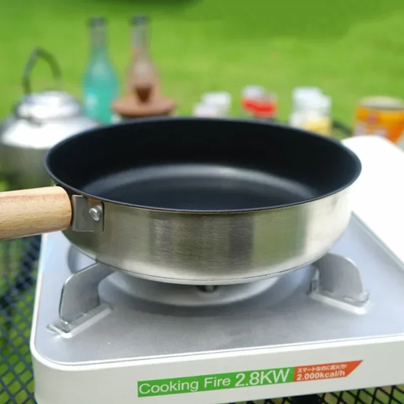 Кастрюля с антипригарным покрытием для пикника на открытом воздухе сковорода из