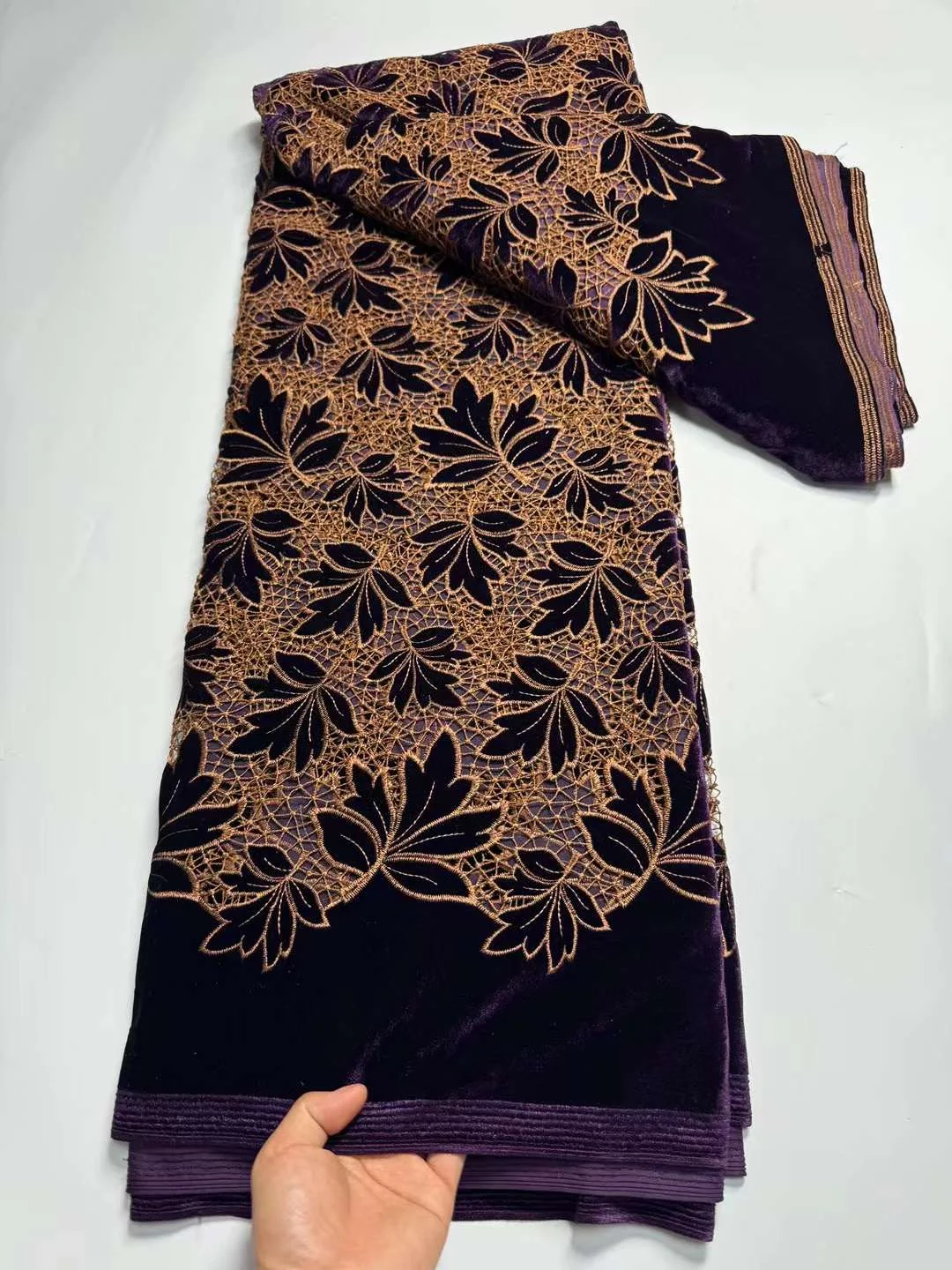 Hoh кружево высокого качества 2024 в африканском стиле высококачественное 5 ярдов