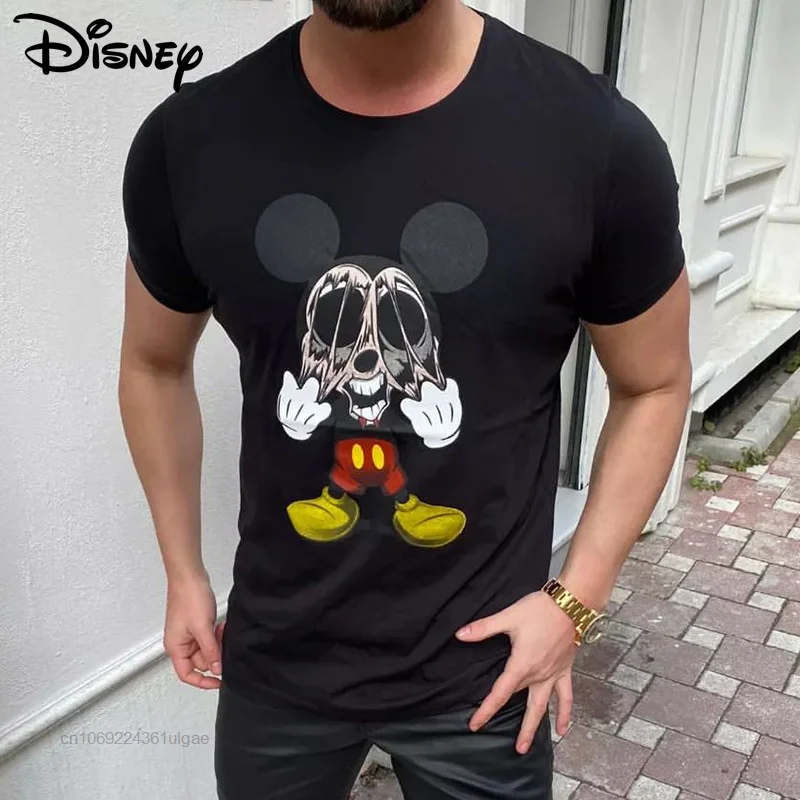 

Футболка мужская с коротким рукавом, с рисунком Микки из мультфильма Disney