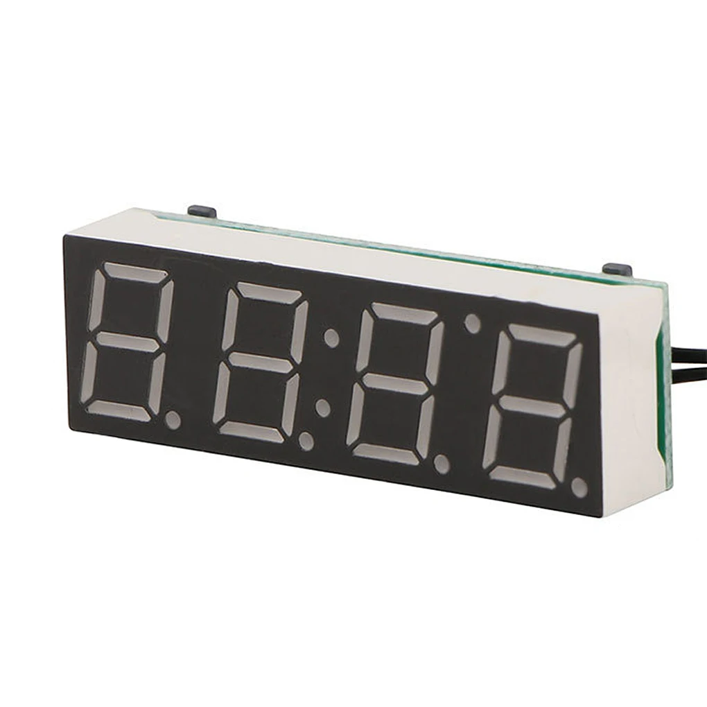 

Миниатюрный автомобильный Измеритель температуры и напряжения, часы, вольтметр, термометр, модифицированный