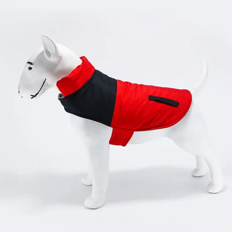 

Pet Clothes Rainproof Breathable Portable Stitching Color New Two-legged Raincoat Small Dog Medium Dog Spot Dog Coat