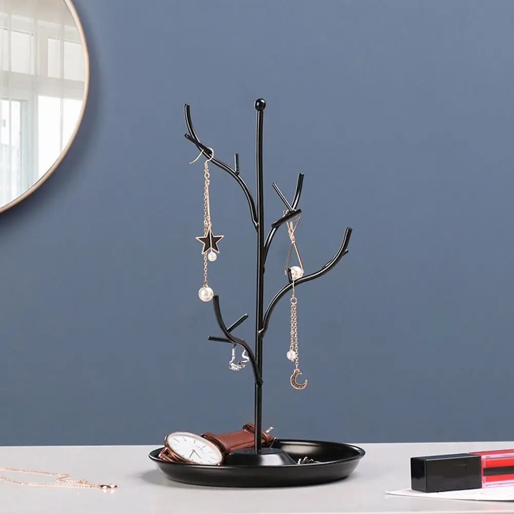

Gift Niche Design Iron Ins Style Earrings Display Stand Jewelry Display Stand Necklace Holder Earrings Storage Rack