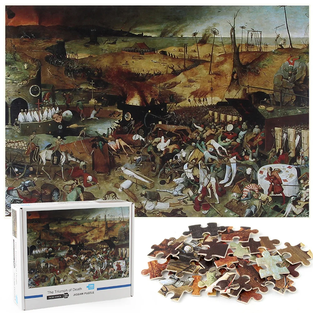 

1Pc Jigsaw Puzzle Pressure Reduction Puzzle Educational Adults Jigsaw for Home Students