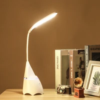 multifunctional led bluetooth desk lamp usb charging table lamp touch dimming eye protection flexible reading lamp bedroom light