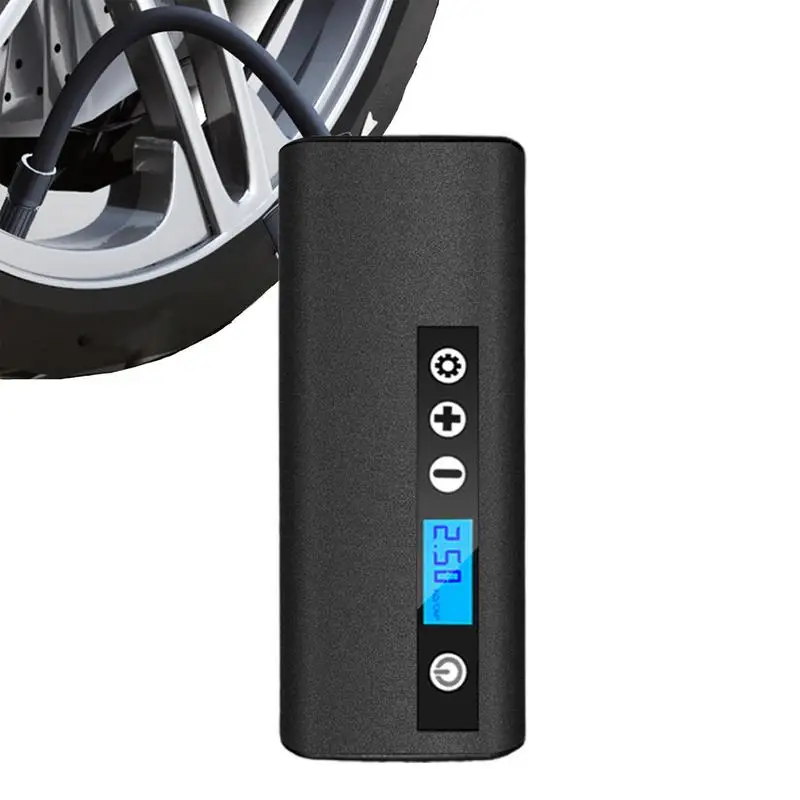 

Автомобильный воздушный компрессор 150psi, беспроводной насос для накачивания шин с фотолампой, надувной электрический воздушный насос для автомобилей, мотоциклов, велосипедов, шин