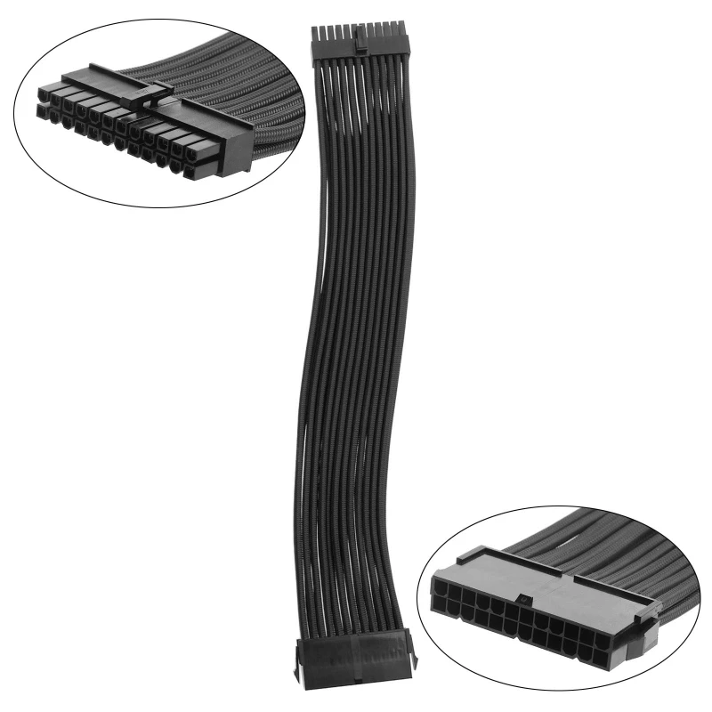 Комплект для удлинения кабеля 18AWG 24Pin ATX / 8 Pin GPU CPU 6Pin источник питания с гребнями 30