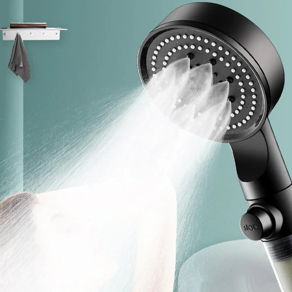 

Регулируемая Лейка для душа, 5 режимов, водосберегающая насадка для душа высокого давления, аксессуары для ванной комнаты Eco F3R4