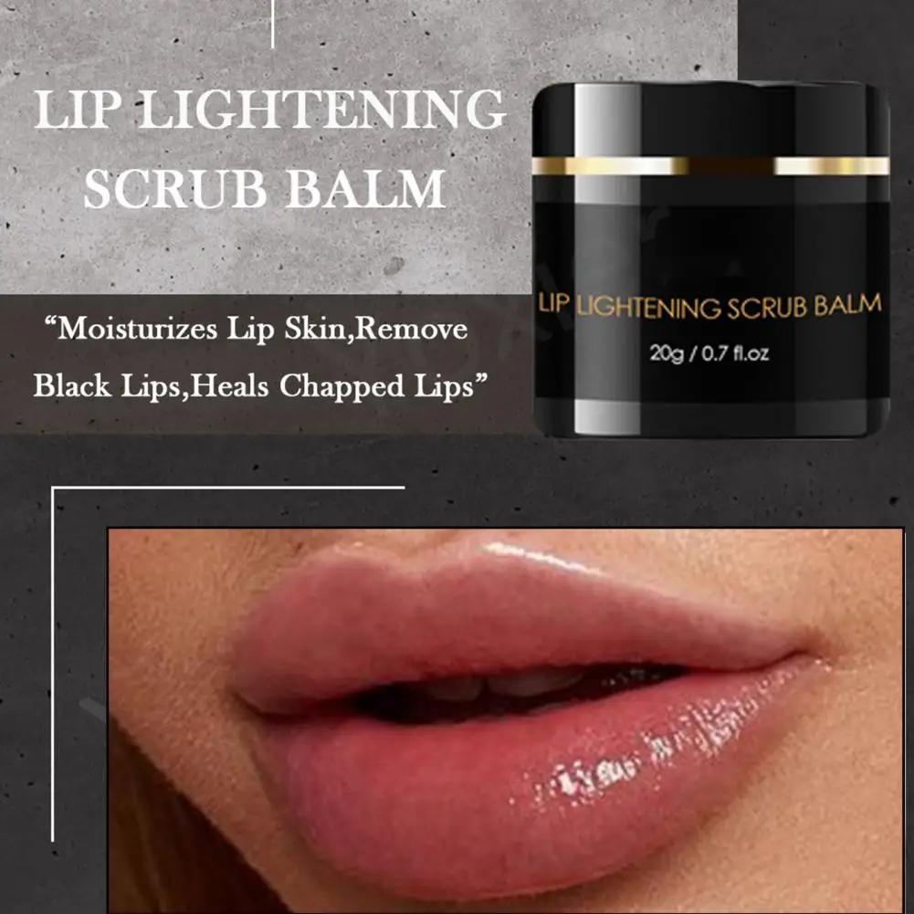 

20g Lip Darkening Cream Convenient Easily Operation Non-greasy Lip Lightening Scrub Balm Lip Care Balm for Women