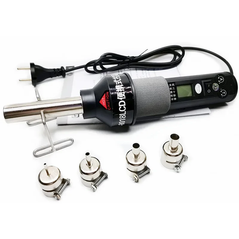 Пластиковый сварочный пистолет с горячим воздухом горелка насадкой роликовый