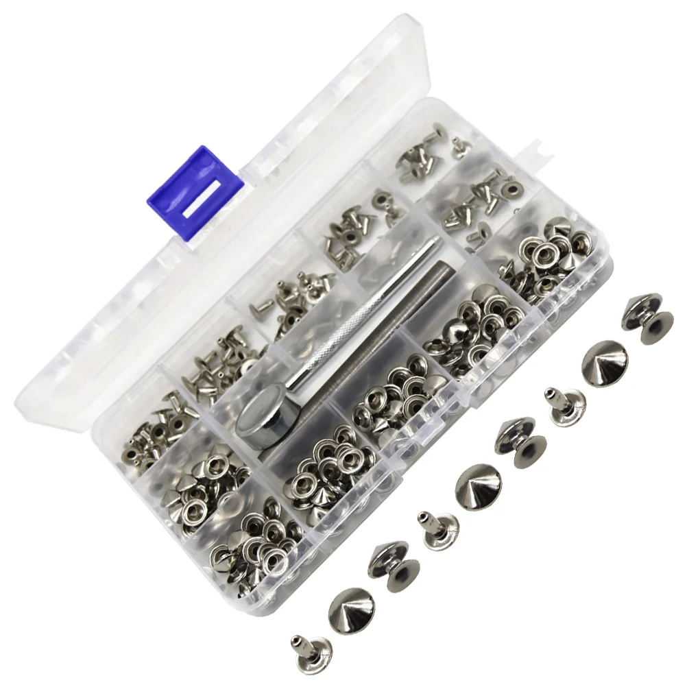 

Shoes Accessories Bag Rivets With Fixing Tool Ornament Kits DIY Rivet Kit Hat Set Cool Bag Rivets Suite