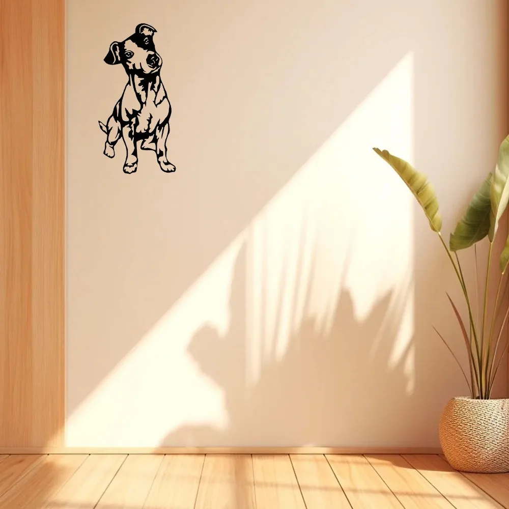 Milo Милый Щенок Настенный Рисунок Металлический Уличный Садовый Декор Элегантное