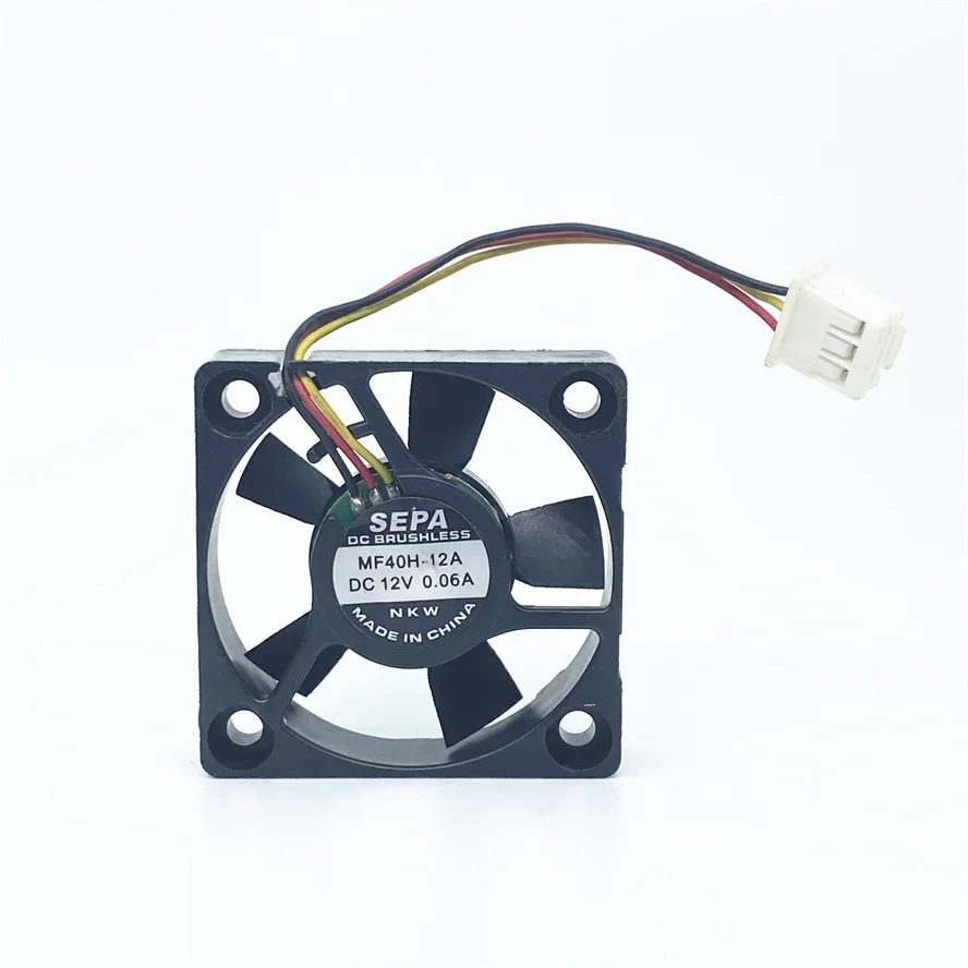 

SEPA 4010 DC12V 0.06A Bearing 40MM Fan 4CM 40*40*10mm Fan For South and North Bridge Chip 3D Printer Cooling Fan 3pin