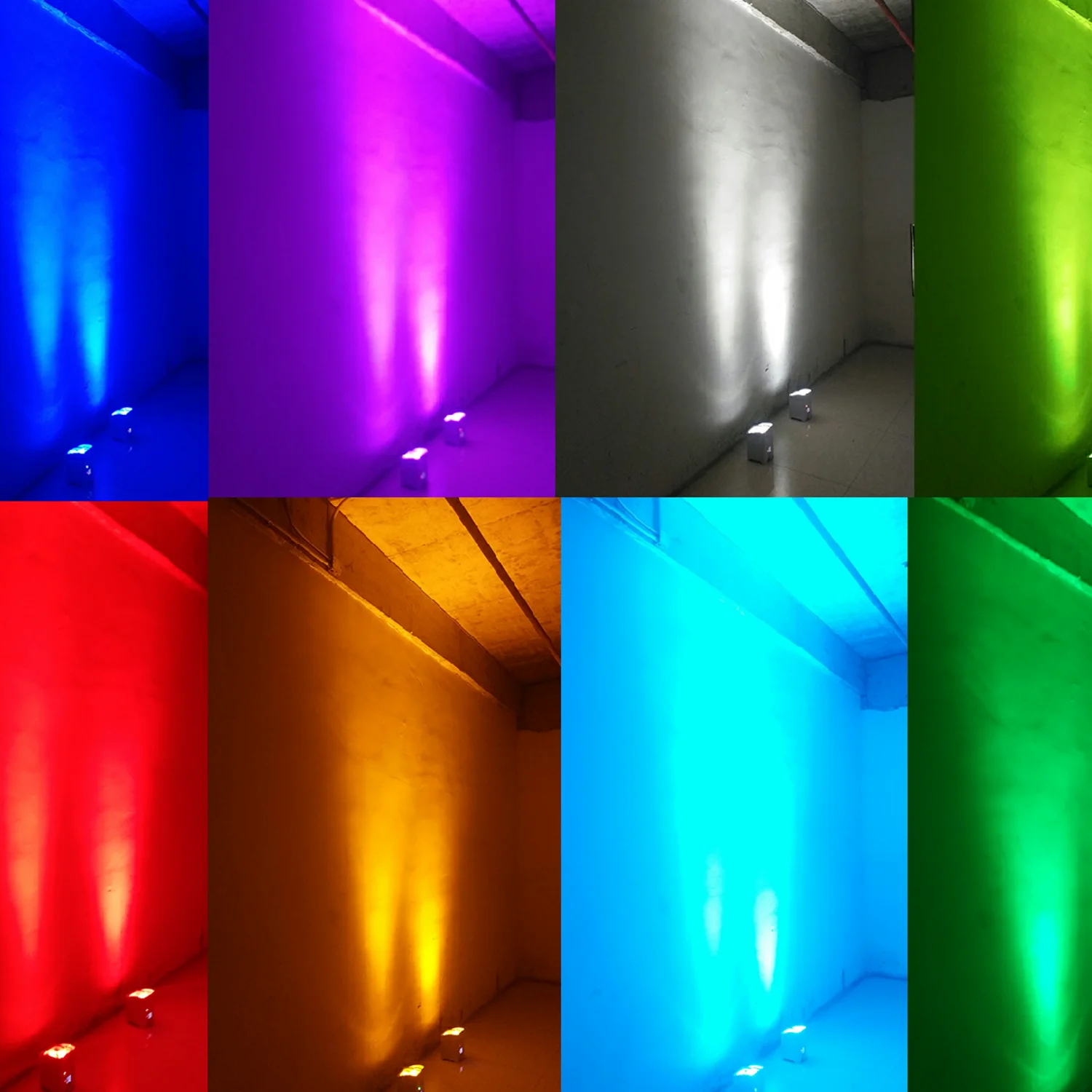 0 налог беспроводная аккумуляторная лампа Par Light F светильник case 6x18W RGBWAUV 6 в 1 с