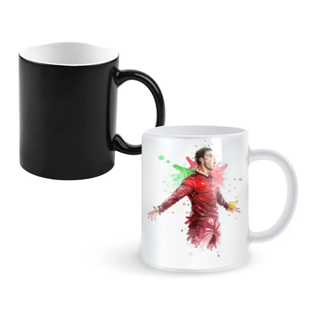 

World-famous-ido-vip 350ml One Piece Coffee Mugs And Mug Creative Color Change Tea Cup Ceramic Milk Cups Novelty Giftslayers