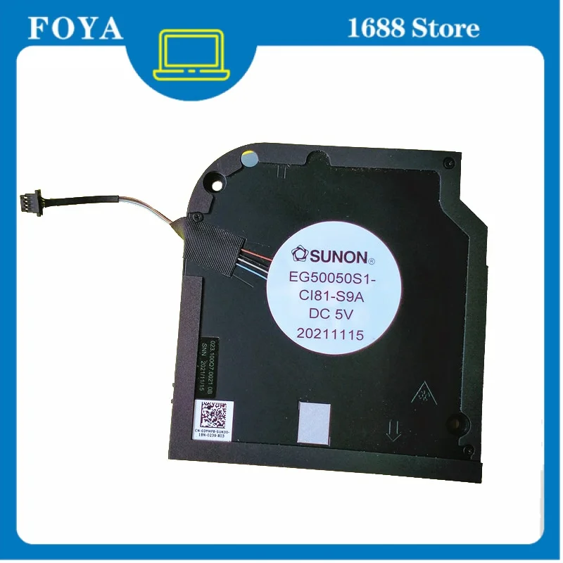 

Replacement New Laptop CPU Cooling Fan For DELL Precision 3570 Latitude 5530 03YMF8