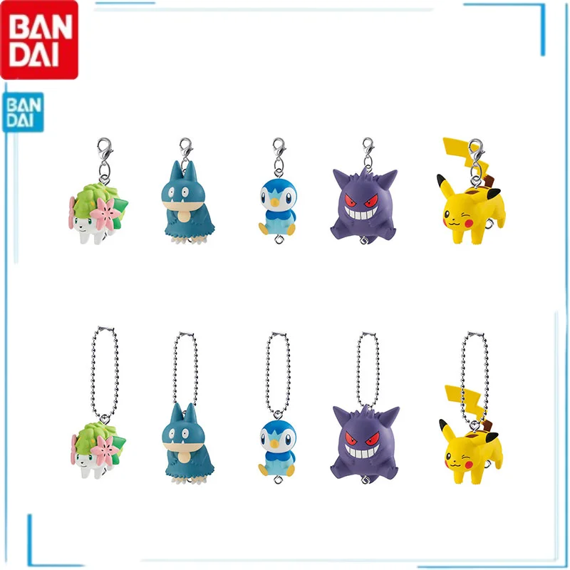 

BANDAI Pokemon Gashapon Pikachu Piplup Action Figures Model Pendant Genuine Anime Figures Collection Hobby Gifts Toys
