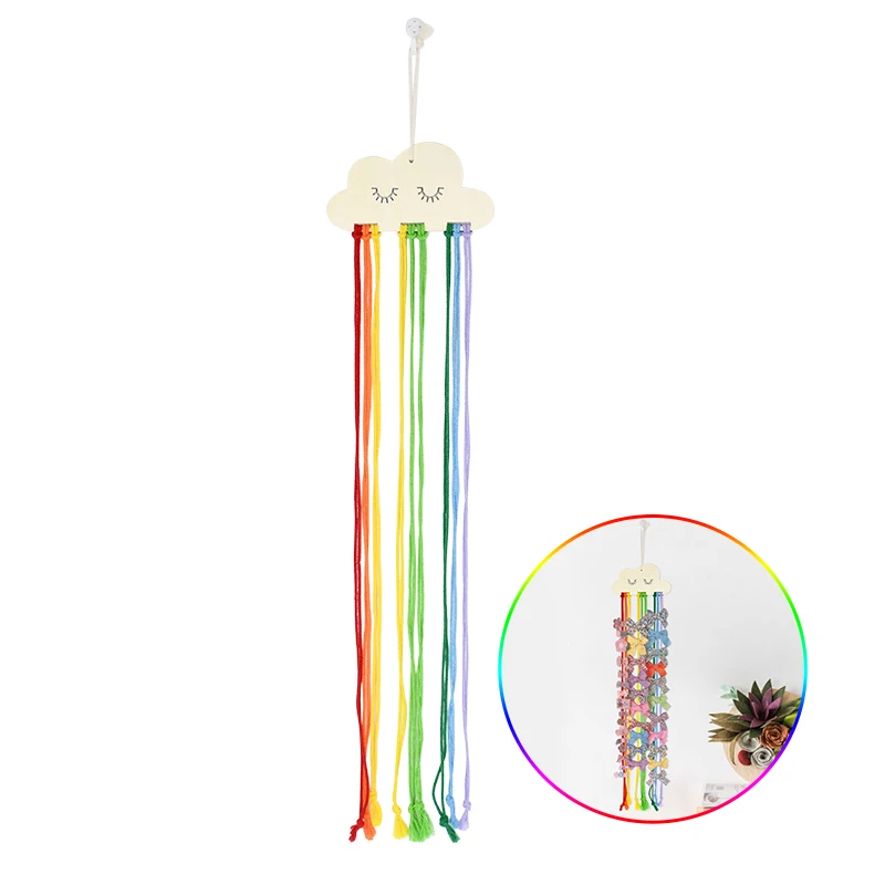 

Деревянный держатель для заколок в форме облака