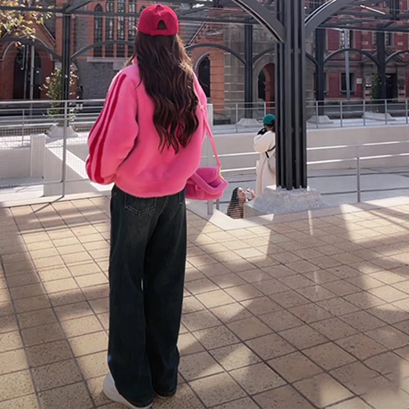 2024 Новая спортивная бейсбольная форма с воротником-стойкой короткая меховая