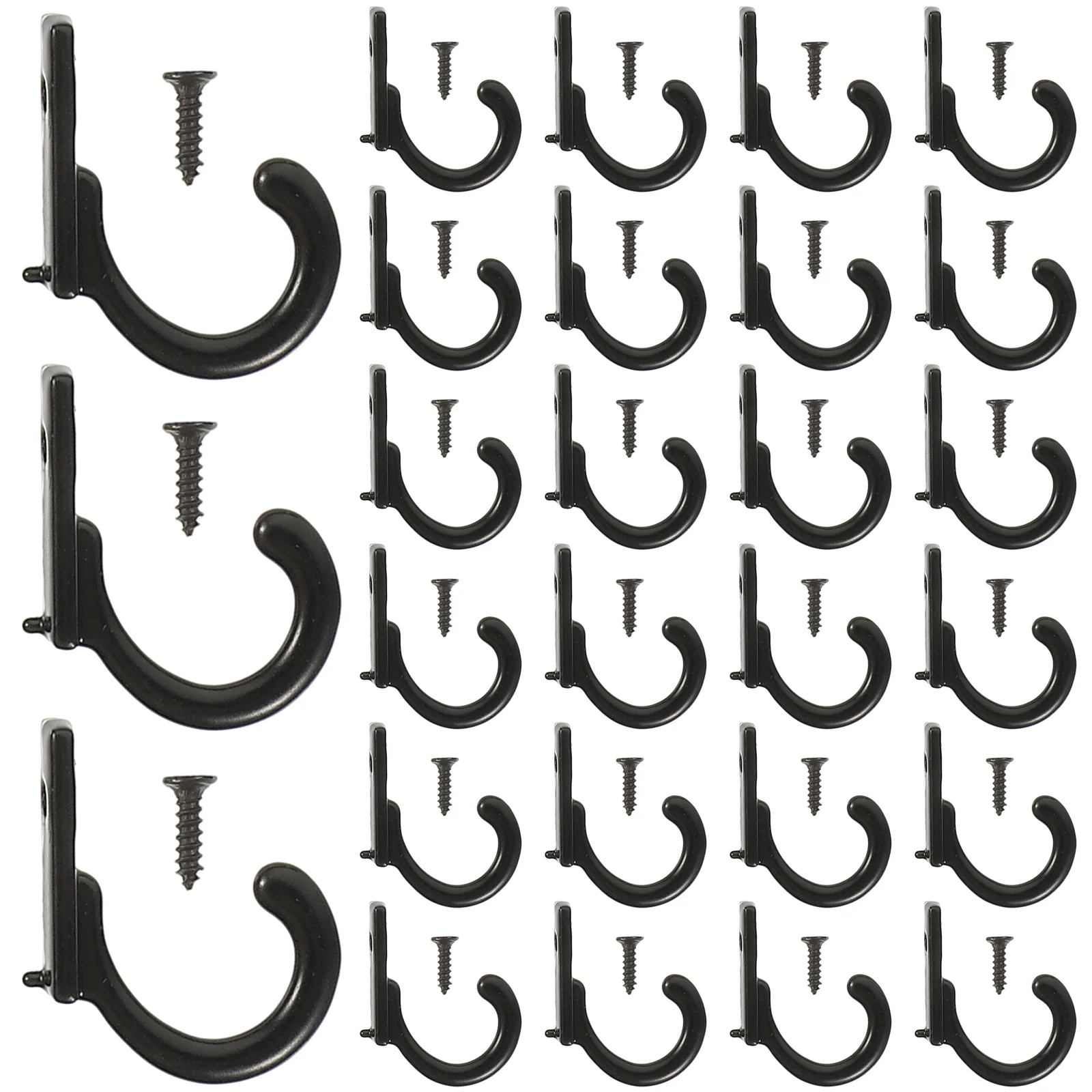 

58 Pcs Key Hooks Hanging Keys Wall Mounted Hooks Small Hook Metal S Hooks Clothes Hook Decorate Metal Hooks Farmhouse Hooks
