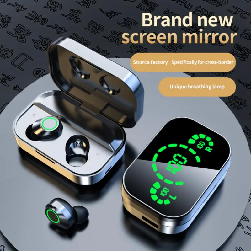 

Tws Earphone Bluetooth Earphones Stereo Headset With Led Display Wireless Headphones Touch Control Wireless Headset For Xiaomi