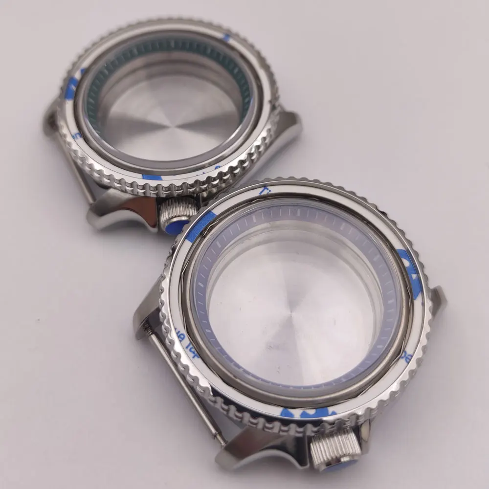 41mm Automatic Watch Case fit NH35A NH36A SKX007 Rotating Bezel Insert Chapter Ring