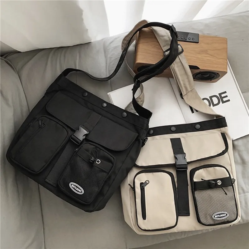 

Canvas Women Handbags Waterproof Large Capacity Shoulder Bag Ladies Messenger Bag Simplicity Student Crossbody Bag Girl Satchel